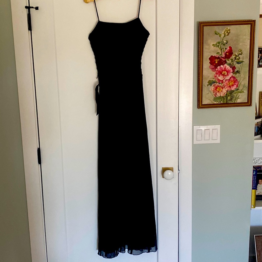 Black long formal gown
